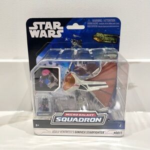 NEW Star Wars Micro Galaxy Squadron Asajj Ventress’s Ginivex Starfighter #0011